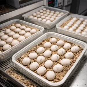 Scarlet Macaw eggs large pack prepared for incubation